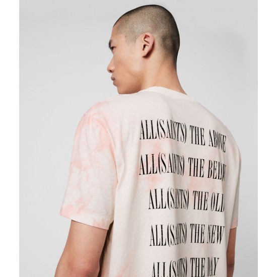 Sale Allsaints Tie Dye Stamp Crew T-Shirt