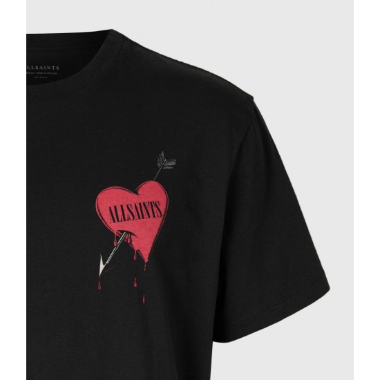 Sale Allsaints Bleeding Heart Crew T-Shirt