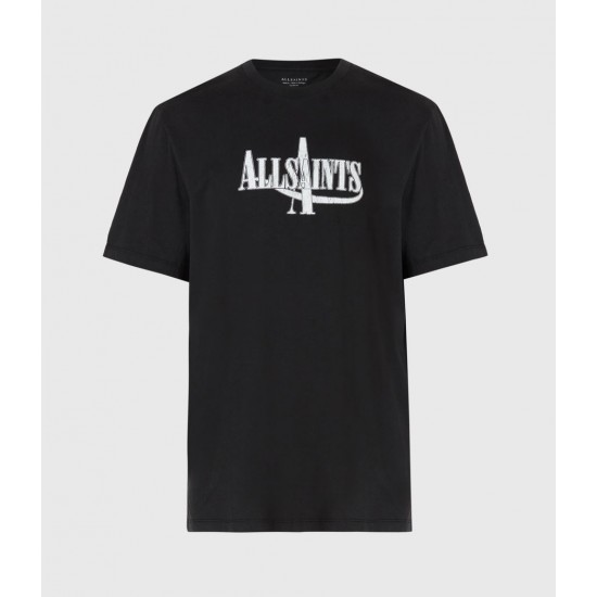 Sale Allsaints Moto Crew T-Shirt