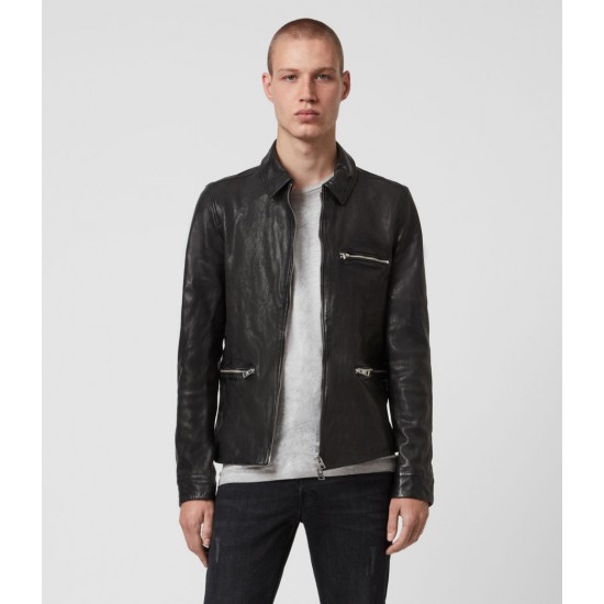 Sale Allsaints Calix Leather Jacket
