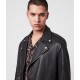 Sale Allsaints Milo Leather Biker Jacket