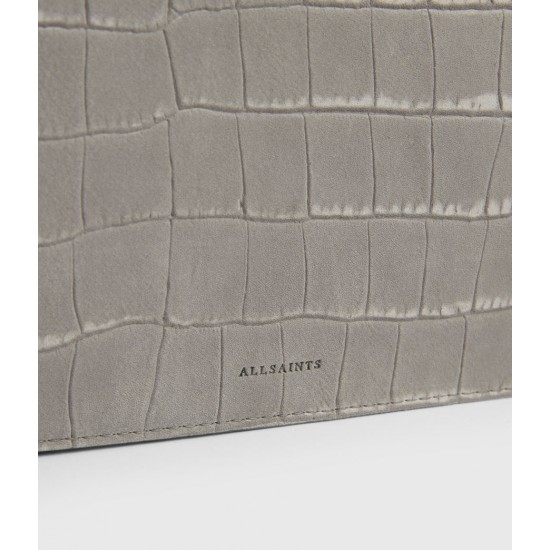 Sale Allsaints Claremount Leather Chain Crossbody Bag