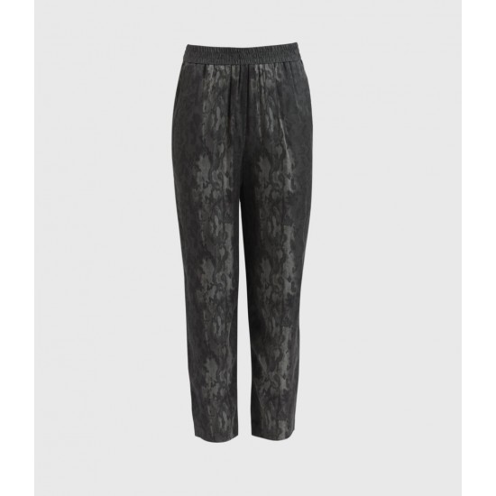 Sale Allsaints Neve Low-Rise Tapered Snake Trousers
